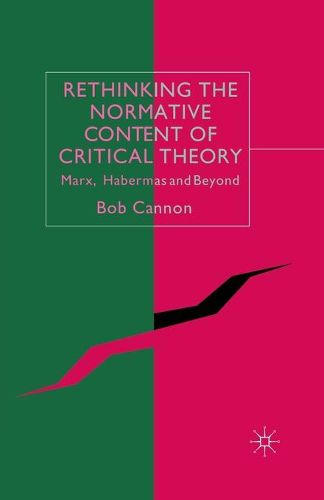 Cover image for Rethinking the Normative Content of Critical Theory: Marx, Habermas and Beyond