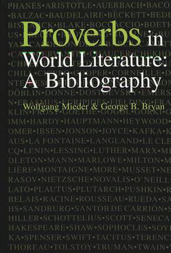 Proverbs in World Literature: A Bibliography