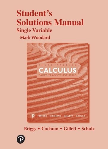 Cover image for Student Solutions Manual for Single Variable Calculus: Early Transcendentals