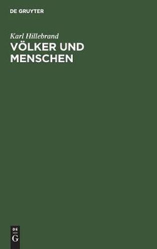 Voelker Und Menschen: Auswahl Aus Dem Gesamtwerk  Zeiten, Voelker Und Menschen