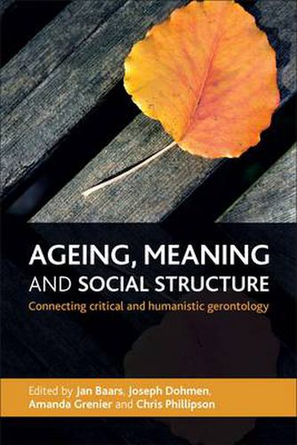 Cover image for Ageing, Meaning and Social Structure: Connecting Critical and Humanistic Gerontology
