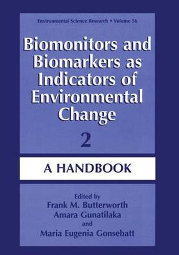 Cover image for Biomonitors and Biomarkers as Indicators of Environmental Change 2: A Handbook