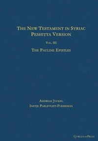 Cover image for The New Testament in Syriac: Peshitta Version