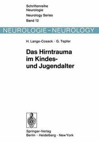 Cover image for Das Hirntrauma im Kindes- und Jugendalter