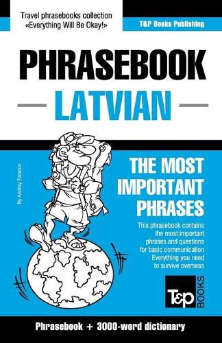 Cover image for English-Latvian phrasebook & 3000-word topical vocabulary