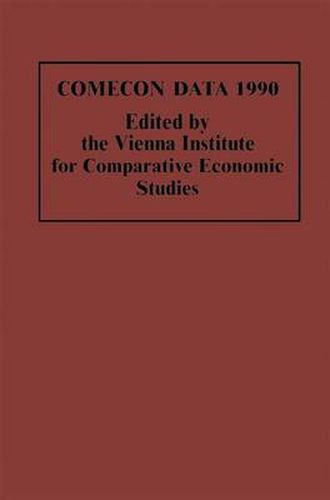 Cover image for COMECON Data 1990