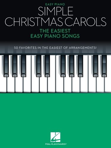 Cover image for Simple Christmas Carols: The Easiest Easy Piano Songs