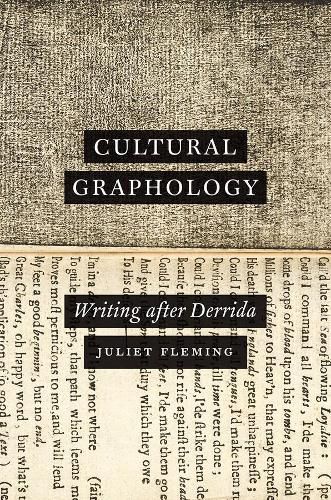 Cover image for Cultural Graphology: Writing after Derrida