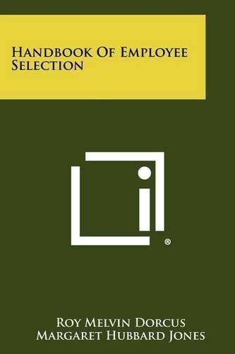 Cover image for Handbook of Employee Selection