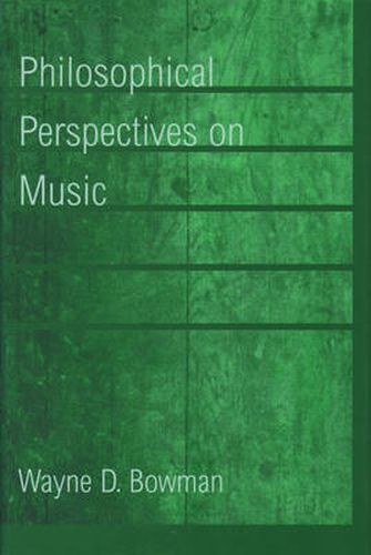 Cover image for Philosophical Perspectives on Music