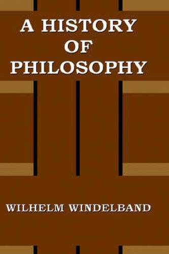 Cover image for A History of Philosophy