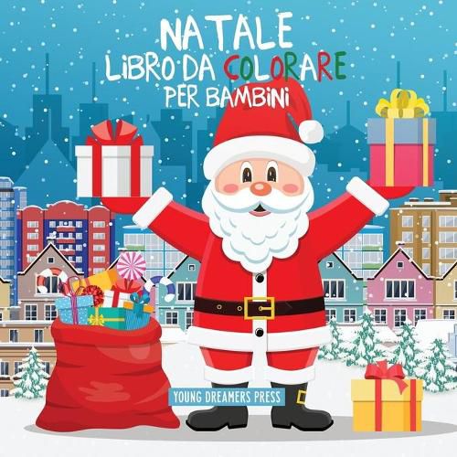 Natale libro da colorare per bambini: Per bambini di 4-8 anni