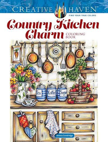 Cover image for Creative Haven Country Kitchen Charm Coloring Book