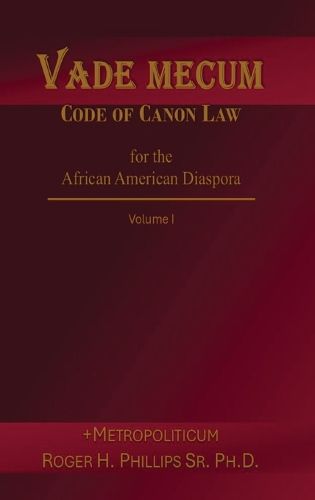 Cover image for Vade Mecum - Code of Canon Law for the African American Diaspora
