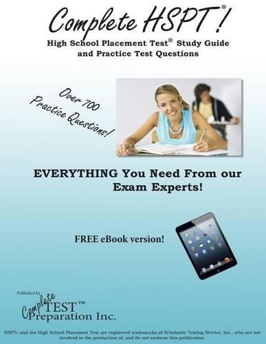 Cover image for Complete HSPT: High School Placement Test Study Guide & Practice Test Question