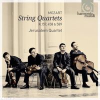 Cover image for Mozart String Quartets K157 458 589
