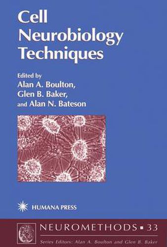 Cover image for Cell Neurobiology Techniques