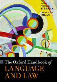 Cover image for The Oxford Handbook of Language and Law