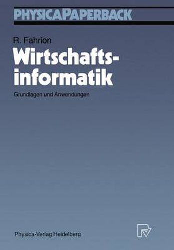 Cover image for Wirtschaftsinformatik: Grundlagen und Anwendungen