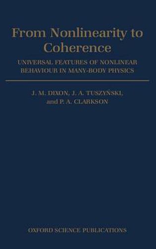 Cover image for From Nonlinearity to Coherence: Universal Features of Nonlinear Behaviour in Many-body Physics