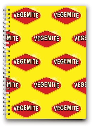 Vegemite(R) A5 Spiral Notepad