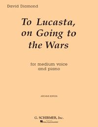 Cover image for To Lucasta (on Going to Wars): Voice and Piano