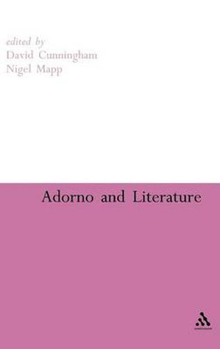 Cover image for Adorno and Literature