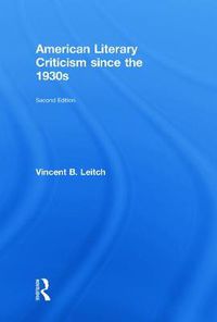 Cover image for American Literary Criticism Since the 1930s