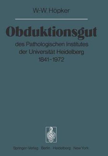 Cover image for Obduktionsgut