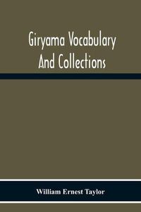 Cover image for Giryama Vocabulary And Collections