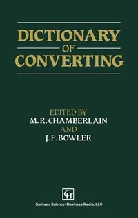Cover image for Dictionary of Converting