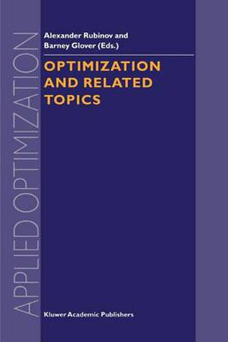 Optimization and Related Topics