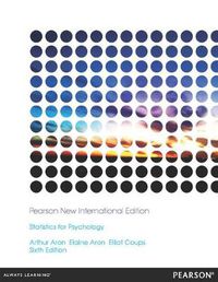 Cover image for Statistics for Psychology: Pearson New International Edition