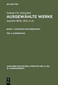 Cover image for Ausfuhrliche Redekunst. Kommentar