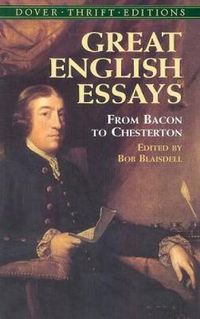 Cover image for Great English Essays: From Bacon to Chesterton