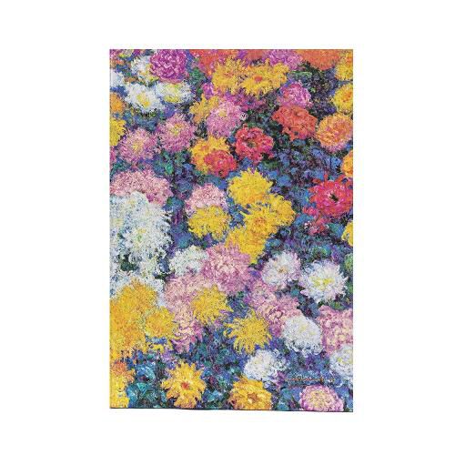 Cover image for Monet's Chrysanthemums Mini Unlined Hardback Journal (Elastic Band Closure)