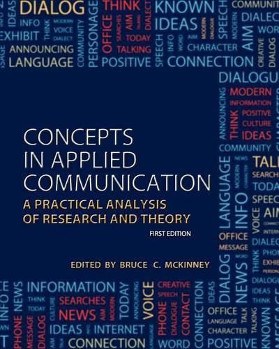 Cover image for Concepts in Applied Communication: A Practical Analysis of Research and Theory