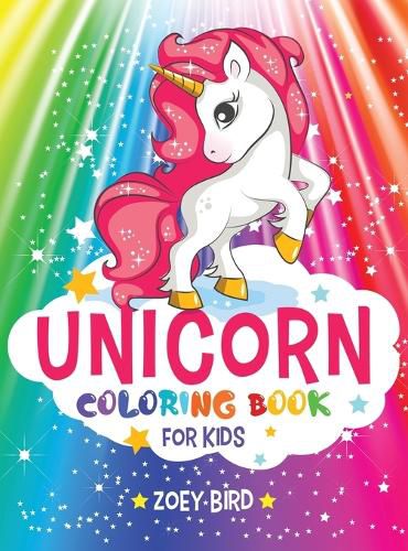 Cover image for Unicorn Coloring Book for Kids: Coloring Activity for Ages 4 - 8