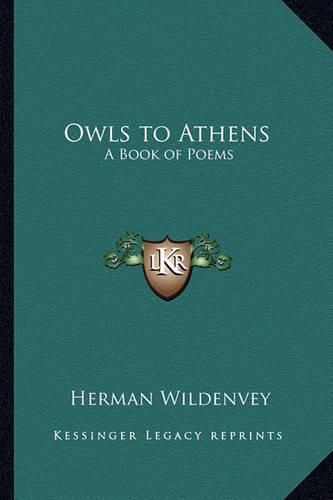 Cover image for Owls to Athens: A Book of Poems