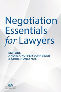 Cover image for Negotiation Essentials for Lawyers