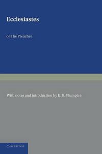 Cover image for Ecclesiastes or The Preacher