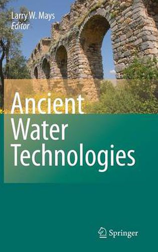 Cover image for Ancient Water Technologies