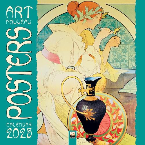 Art Nouveau Posters Wall Calendar 2025 (Art Calendar)