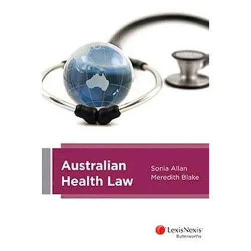 Cover image for Australian Health Law