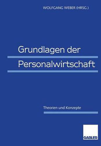 Cover image for Grundlagen der Personalwirtschaft