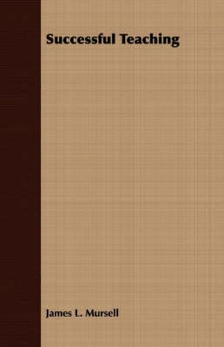 Cover image for Successful Teaching