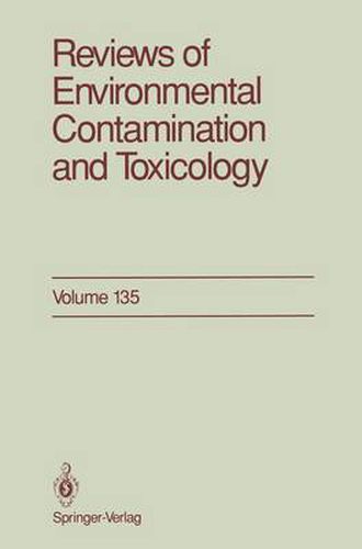 Cover image for Reviews of Environmental Contamination and Toxicology