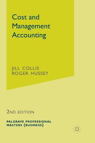 Cover image for Cost and Management Accounting