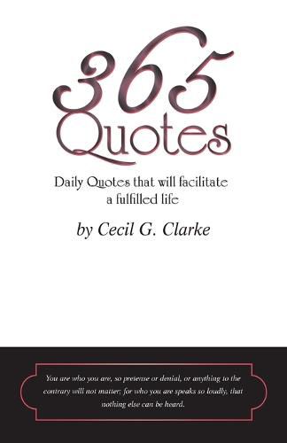 Cover image for 365 Quotes by Cecil G. Clarke