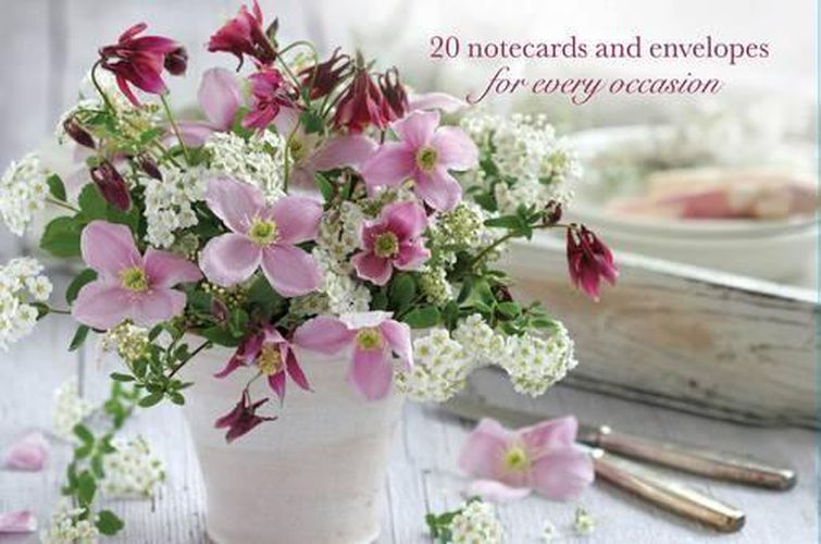 Cover image for Card Box of 20 Notecards and Envelopes: Clematis